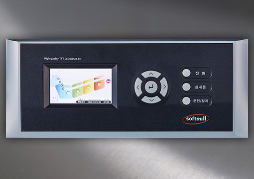 Bảng điều khiển của tủ ủ bột 2 cánh 40 khay Softmill SMDG-2240S